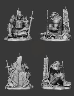 Alphonse Full Metal Alchemist 3d printing stl files