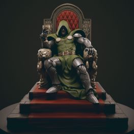 Dr Doom Throne 3d print stl files