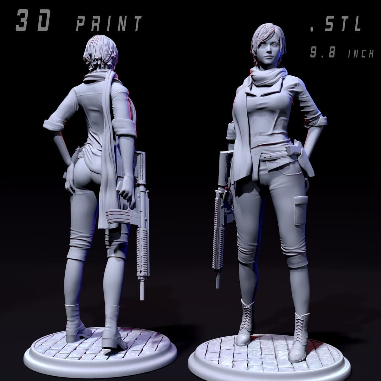 Sherry Birkin Resident evil 3d printing stl