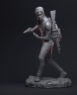 Ellie Last of us 3d printing stl files