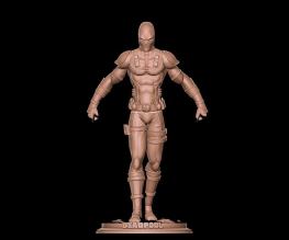 Deadpool stl files for 3d printing model