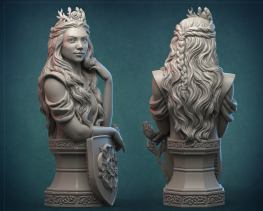 Margaery Tyrell stl files for 3d printing