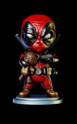 Deadpool chibi 3d print stl files