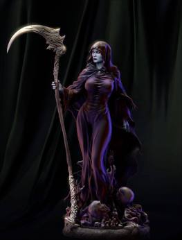Miss lady Death 3d printing stl files