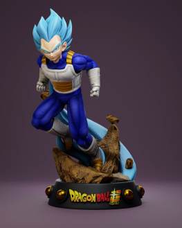 Vegeta super saiyan 3d printing stl files