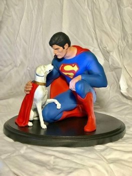 Superman with krypto 3d print stl files