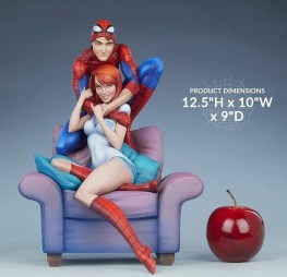 Spider-man with Mary Jane 3d print stl files