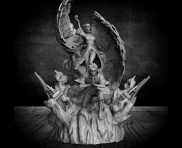 Pain and Konan Naruto 3d print stl files