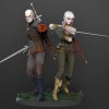 Ciri and Geralt Witcher STL files for 3d printing
