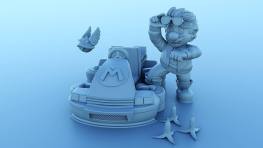 Mario Kart 3d printing stl files