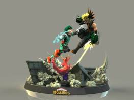 My Hero Academy Diorama stl files for 3d printing model