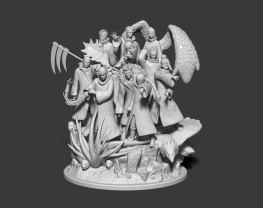 Akatsuki Naruto Diorama 3d print stl files