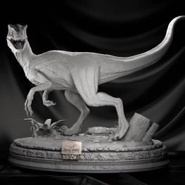 Blue Raptor Velociraptor 3d printing stl files