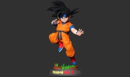 Son Goku Fanart 3d print