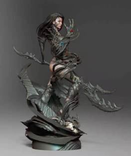 Witchblade 3D Print stl files and 3D Models