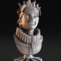 Naruto Bust 3d printing stl files