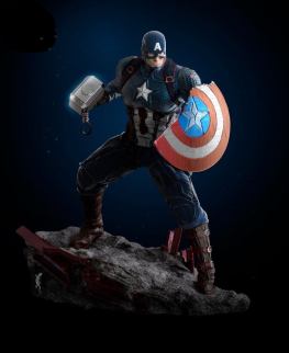 Captain america 3d MODEL