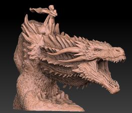 Got Dragon 3d printing stl files