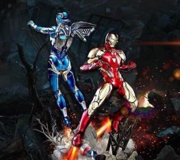 Iron-man and Pepper Potts rescue 3d printing stl files