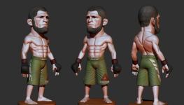 Khabib Ufc Stl files for 3d printing