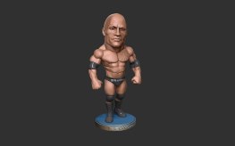 The rock 3d printing stl