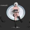 Nier 2B in Chair 3d printing stl files