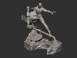 Spider-man scarlet 3d print stl files
