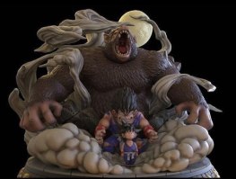 Goku Transformation diorama