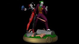 Bat slayers joker and harley 3d printing stl files