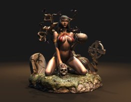 Vampirella Stl files for 3d printing models