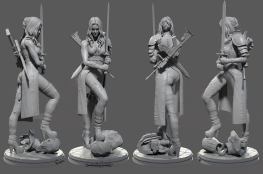 Sweet pea Sucker punch 3d printing stl files