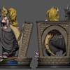 Battle Axe bowsette stl for 3d printing model