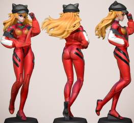 Asuka Neon Genesis 3d printing stl files
