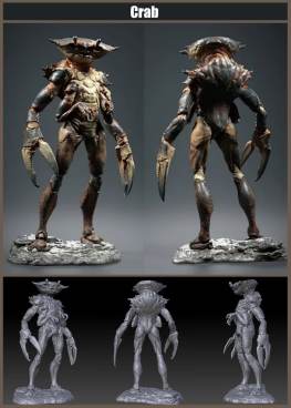 Crab Beast stl files for 3d printing model