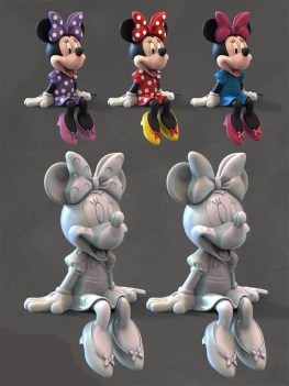 Minnie Stl files for 3d printing model