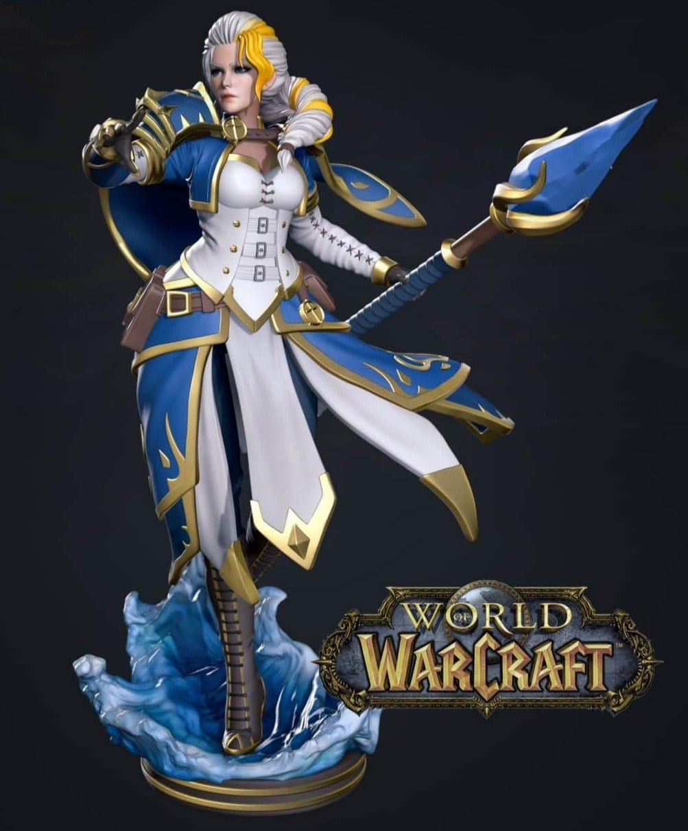 jaina proudmoore world of warcraft 3d print model Jaina Proudmoore 3d print stl files