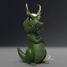 Cartoon Croki 3d print stl model