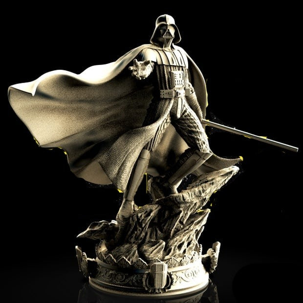 darth vader 3d printable model Darth Vader 3d print stl files