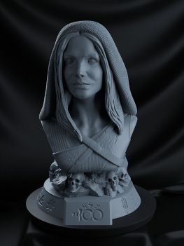 Blodreina bust 3d print stl files