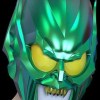 Green goblin helmet 3d printing stl files