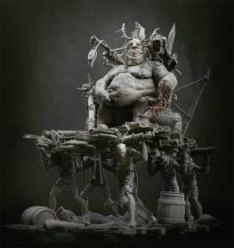 Goblin palanquin 3d print stl files