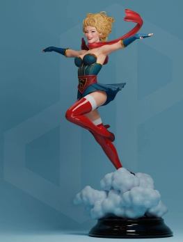 Supergirl bombshell 3d printing stl files