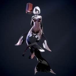 Mermaid Nier 2B 3d printing stl files