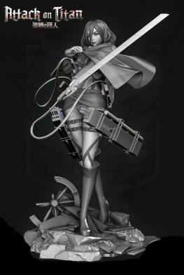 Mikasa ackerman 3d printing stl files