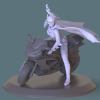 Batgirl and Bike 3d print stl files