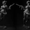 Cyborg girl stl files for 3d printing models