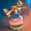 Crash bandicoot 3d printing stl files