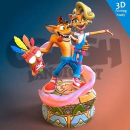 Crash bandicoot 3d printing stl files
