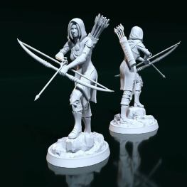 Leliana Dragon Age 3d printing stl files