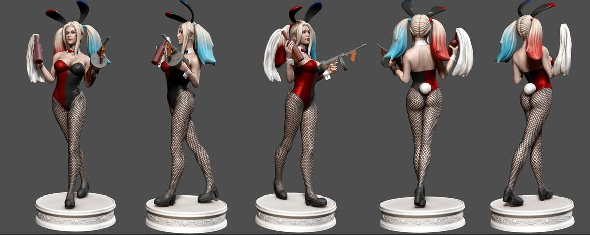 harley quinn 3d printing stl files Bunny Harley Quinn 3d printing stl files